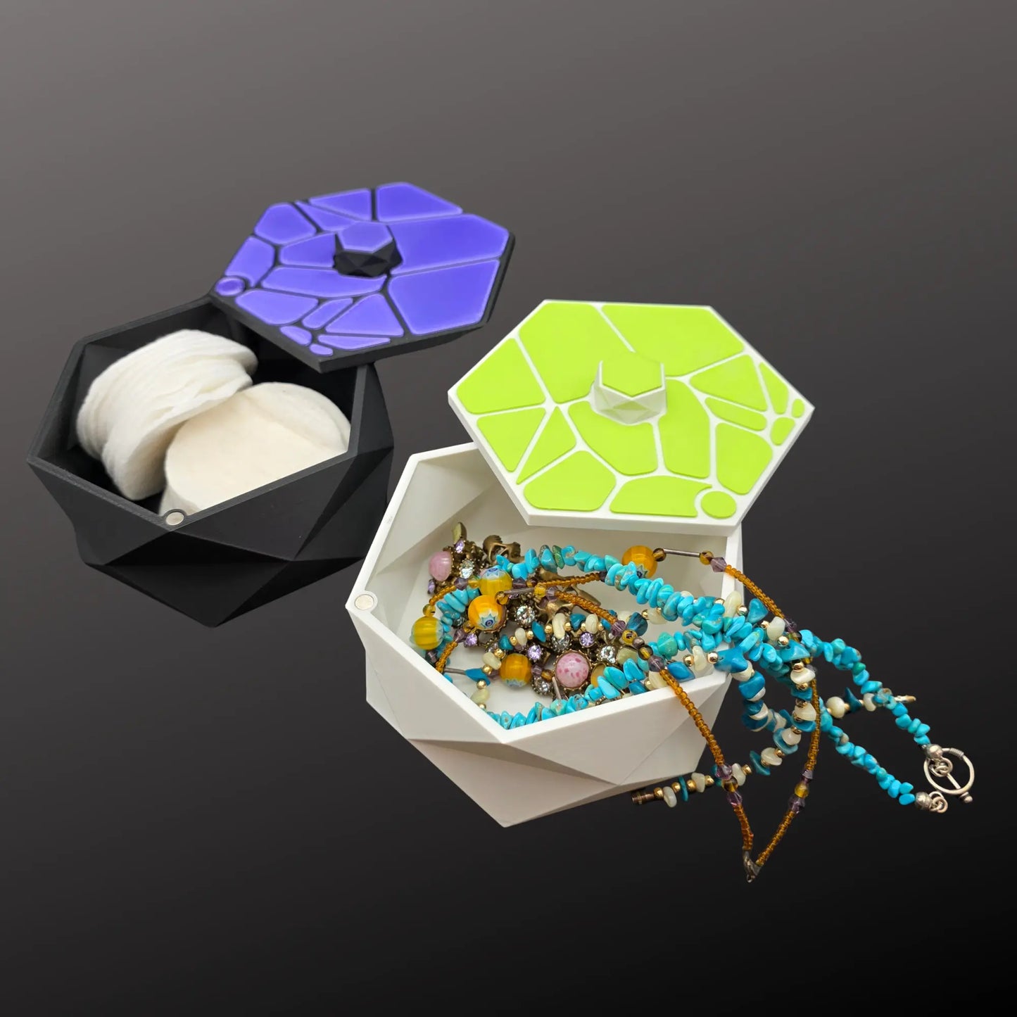 Écrin Voronoi — Sculpture de Rangement