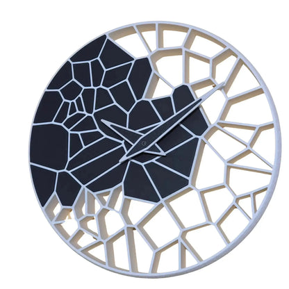 Horloge Murale "L'Éclat" Personnalisable – Créez votre Duo de Couleurs – Impression 3D Jura BEN-J-3DCREA