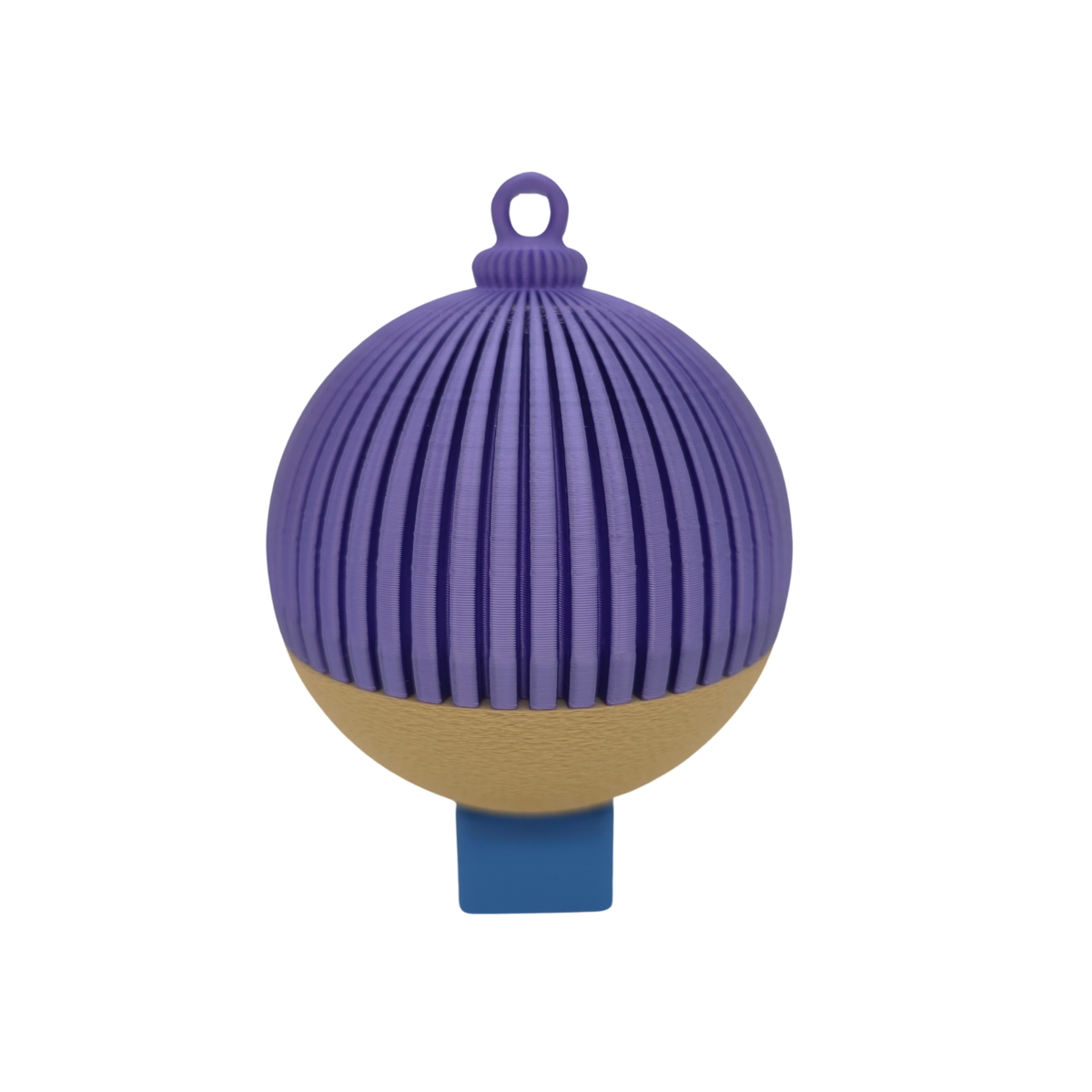 Boule de Noël Design et Graphique (70 mm) – Fabrication Artisanale