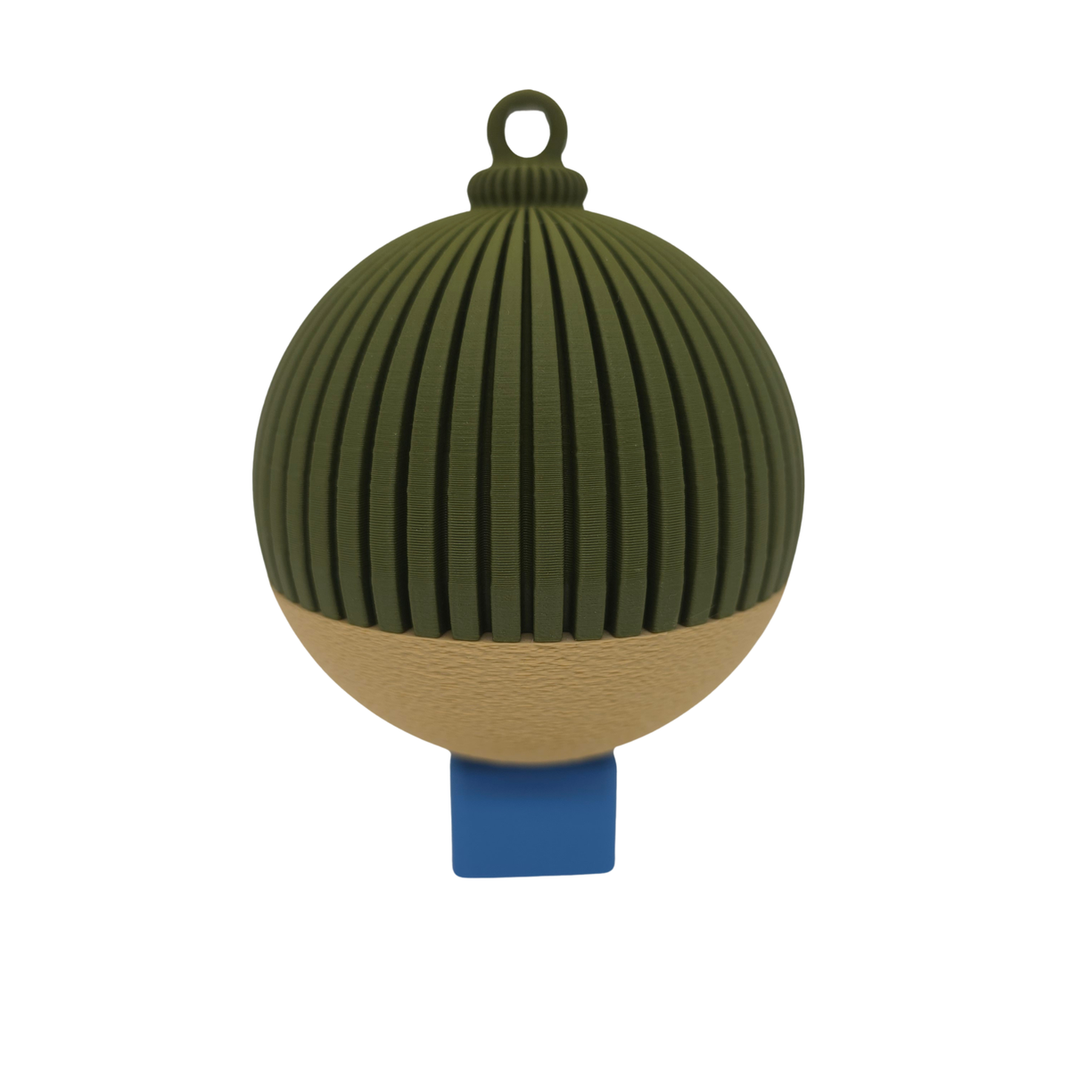 Boule de Noël Design et Graphique (70 mm) – Fabrication Artisanale