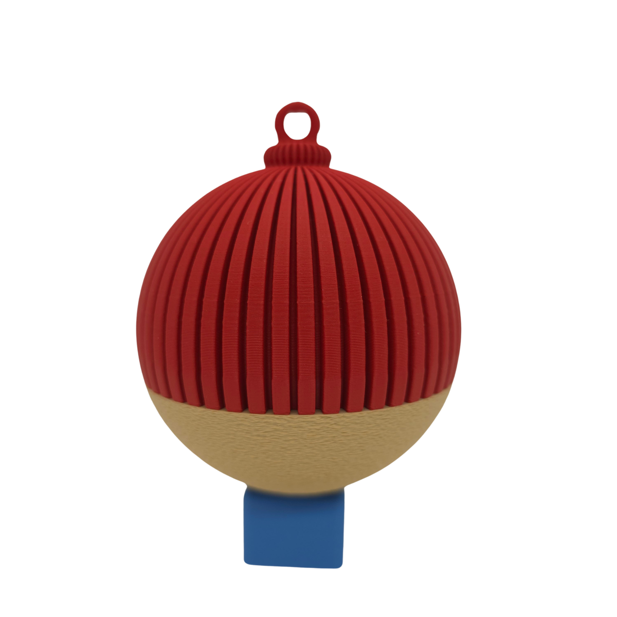 Boule de Noël Design et Graphique (70 mm) – Fabrication Artisanale