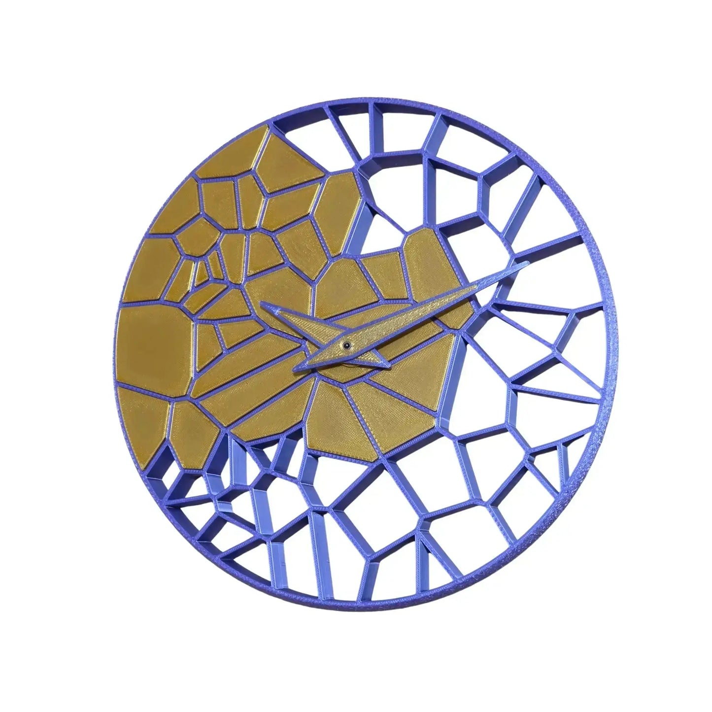 Horloge Murale "L'Éclat" Personnalisable – Créez votre Duo de Couleurs – Impression 3D Jura BEN-J-3DCREA
