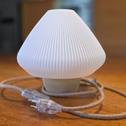 Lampe Mushroom — Collection Plissé