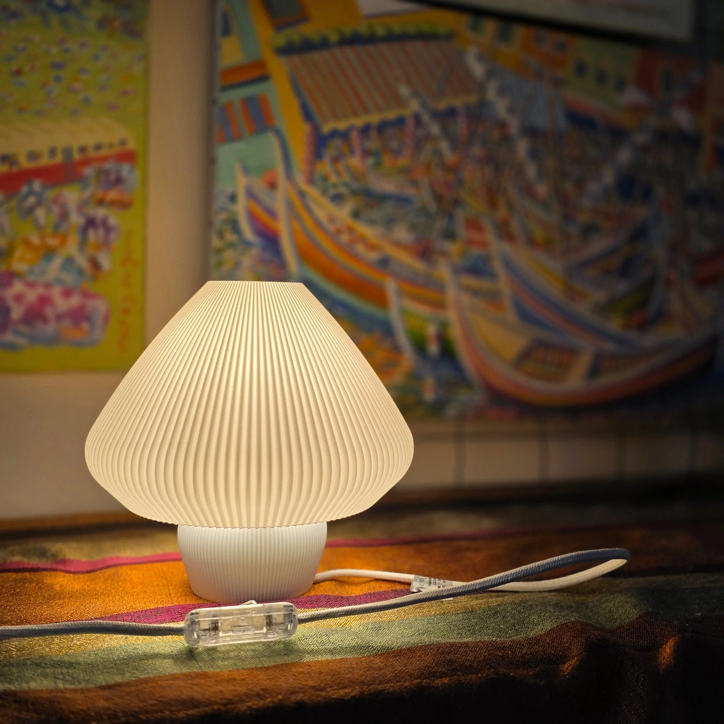 Lampe Mushroom — Collection Plissé