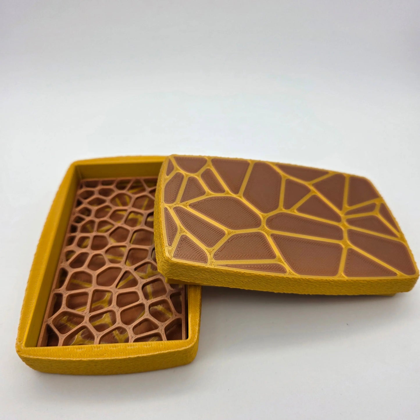 Boîte à savon Design Voronoi Nomade - Artisanal Biosourcé Jura