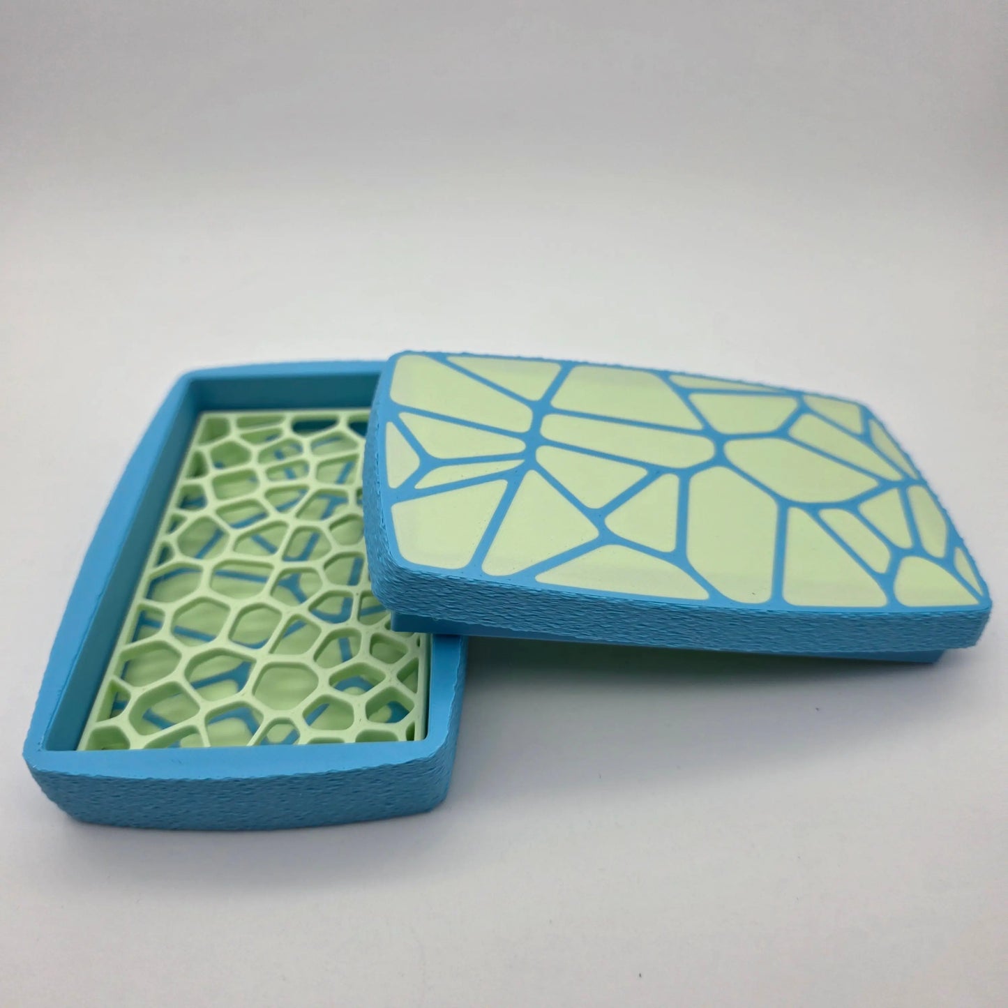 Boîte à savon Design Voronoi Nomade - Artisanal Biosourcé Jura