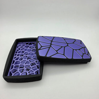 Boîte à savon Design Voronoi Nomade - Artisanal Biosourcé Jura