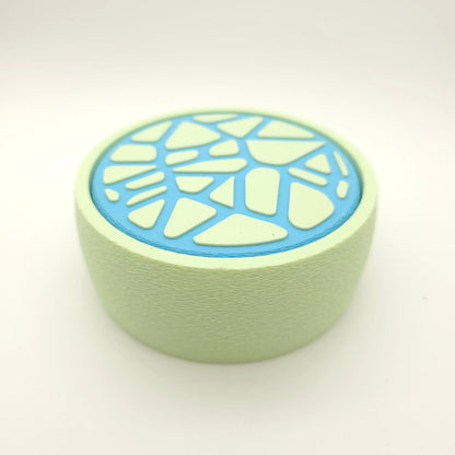 Dessous de Verre Design Voronoi x4 - Set Artisanal Jura