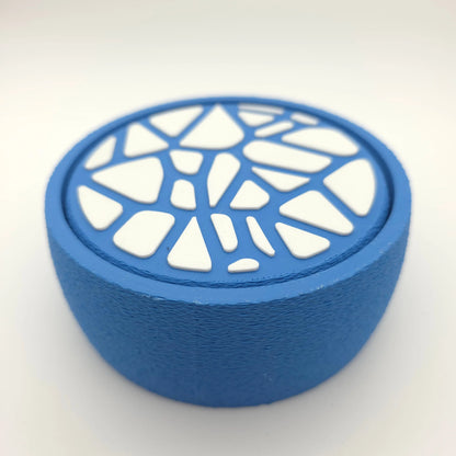 Dessous de Verre Design Voronoi x4 - Set Artisanal Jura