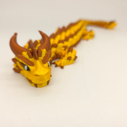 Dragon Articulé Multicolore en 3D – 37 cm