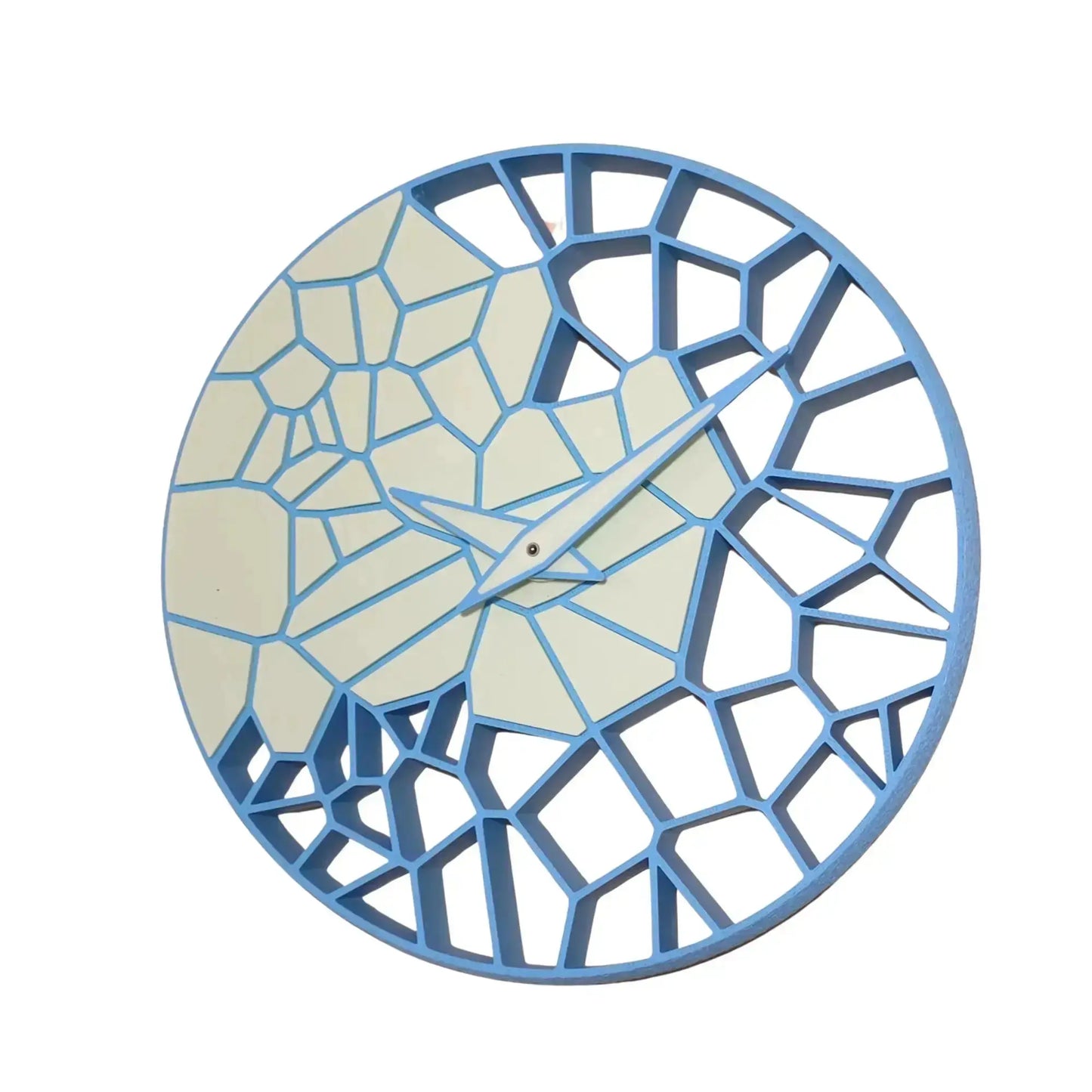 Horloge Murale "L'Éclat" Personnalisable – Créez votre Duo de Couleurs – Impression 3D Jura BEN-J-3DCREA