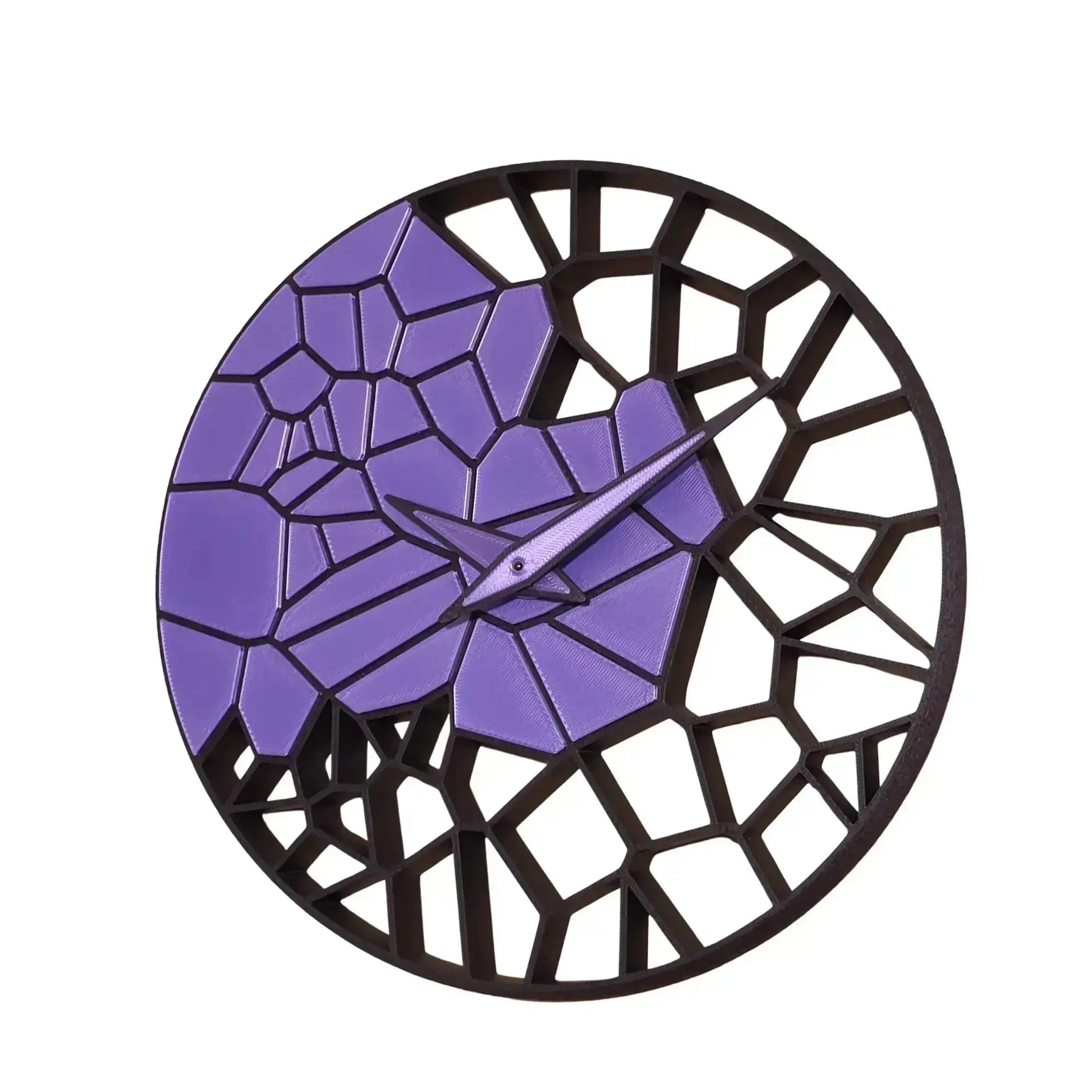 Horloge Murale "L'Éclat" Personnalisable – Créez votre Duo de Couleurs – Impression 3D Jura BEN-J-3DCREA