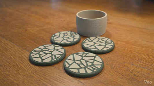 Set de Sous-verres Voronoi — Art de la Table