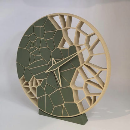 Horloge Voronoi — Sculpture Temporelle